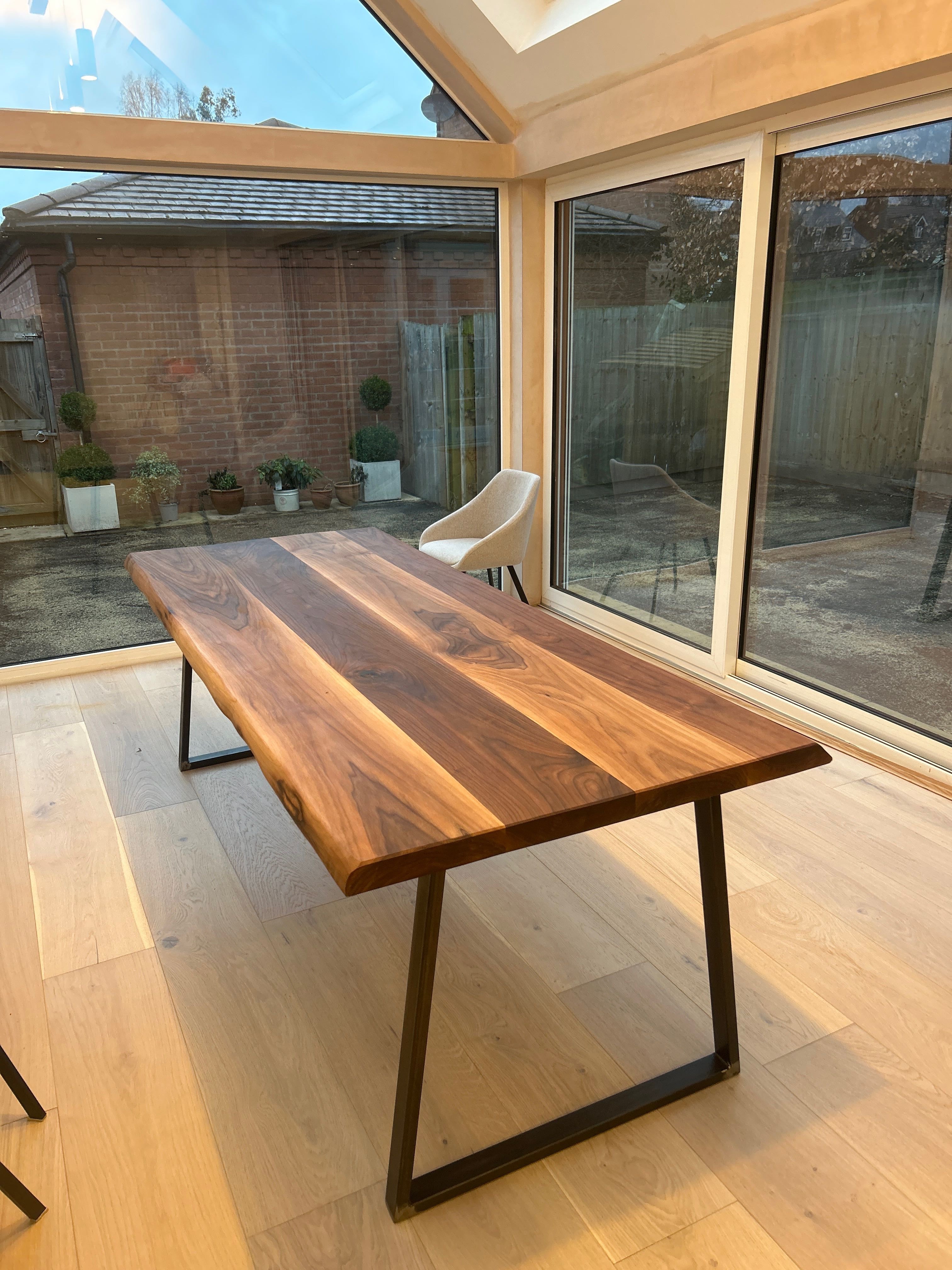 Luxury Walnut Dining Table – Handmade & Timeless Design