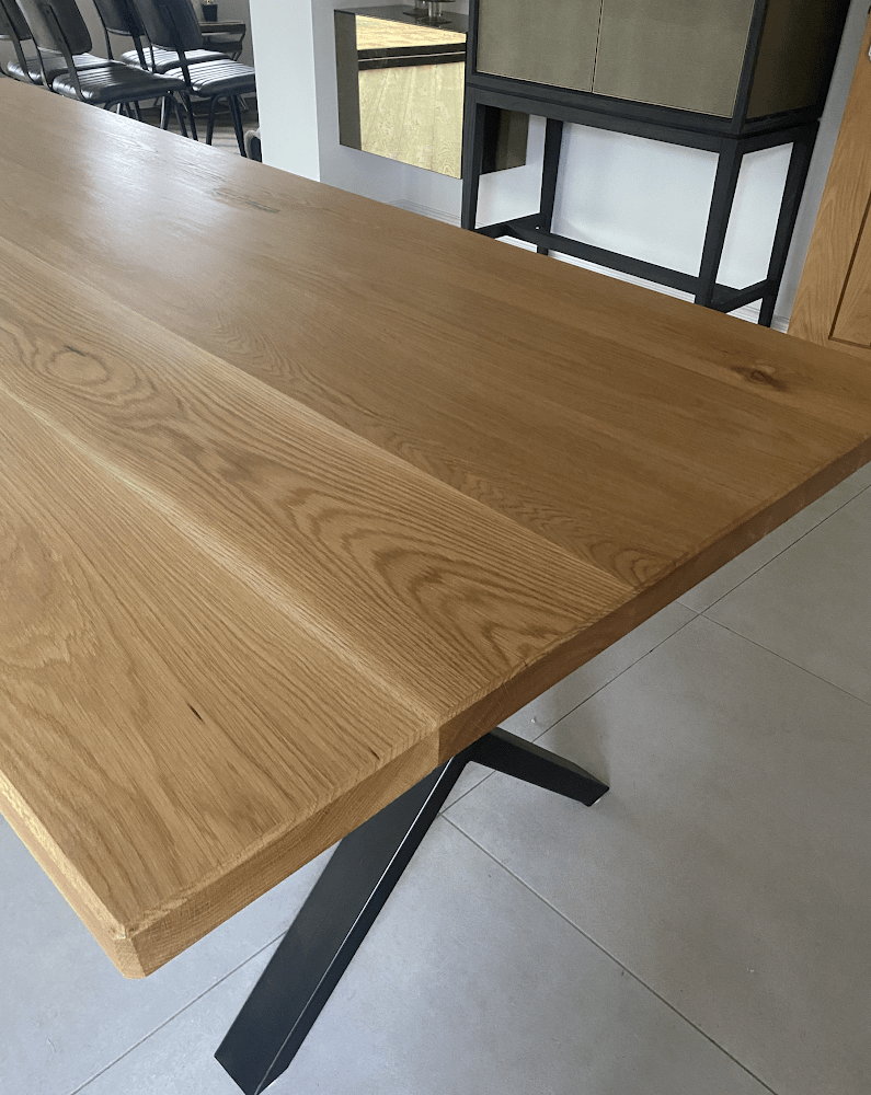 Sophisticated Oak Dining Table - TRL Handmade Furniture