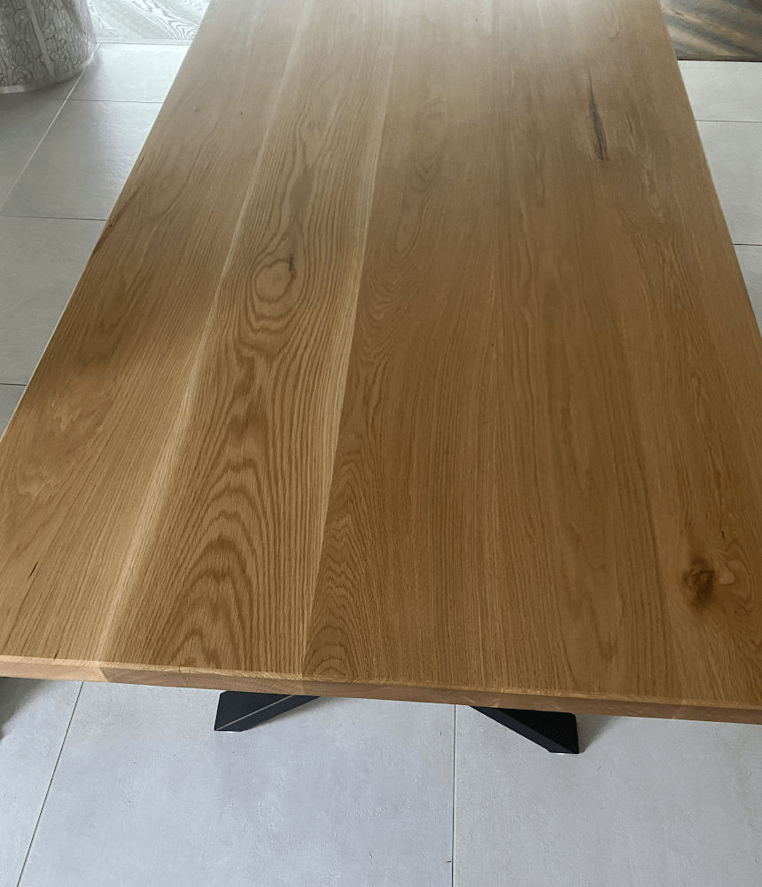 Sophisticated Oak Dining Table - TRL Handmade Furniture