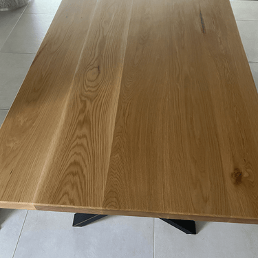 Sophisticated Oak Dining Table - TRL Handmade Furniture