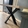 Sleek & Slender Reclaimed Dining Table with Spider Leg - TRL Handmade Furniture